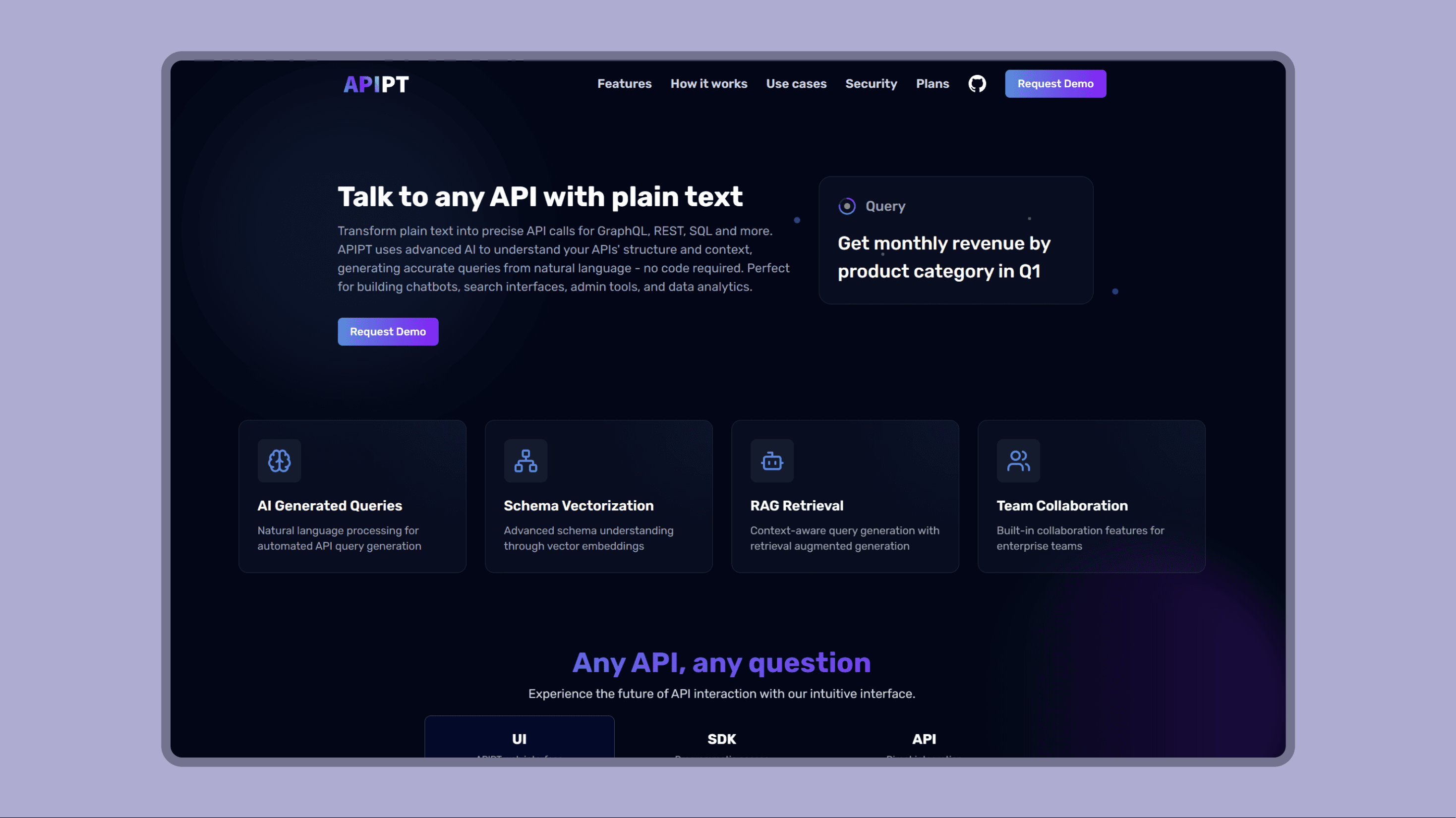 APIPT website design